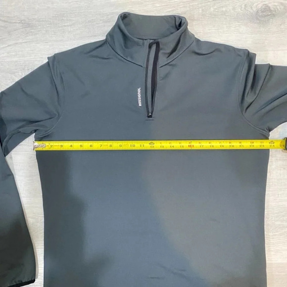 Rossingnol Mens Long Sleeve Top in Dark Slate Ski Layering Shirt Size XL - Picture 8 of 16